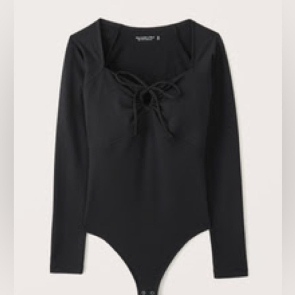 Black Long Sleeve Bodysuit